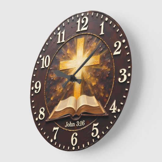 John 3:16 Radiant Scripture Grote Klok (Hoek)