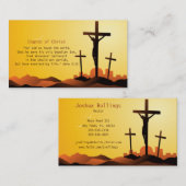 John 3:16 - Religieus kruis Visitekaartje (Voorkant / Achterkant)