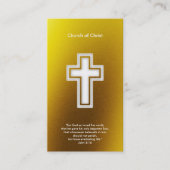 John 3:16 | Religieus kruis Visitekaartje (Voorkant)