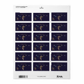 John 3:16 Retouradreslabels Etiket (Full Sheet)