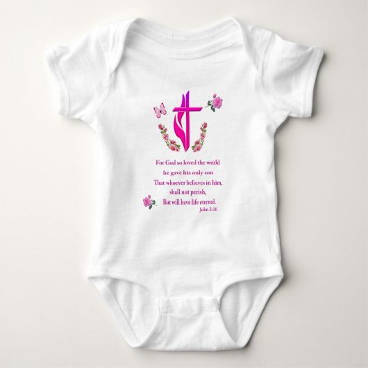 John 3:16 romper (Voorkant)