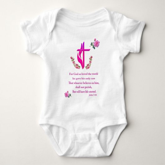 John 3:16 romper (Voorkant)