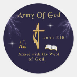 John 3:16 ronde sticker