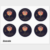 John 3:16 ronde sticker (Vel)