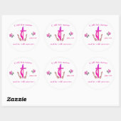 John 3:16 ronde sticker (Vel)
