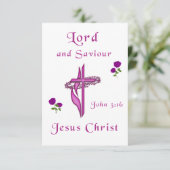John 3:16 RSVP kaartje (Staand voorkant)