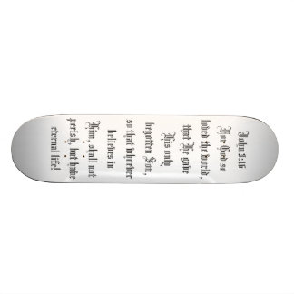 John 3:16 Schaats board Persoonlijk Skateboard