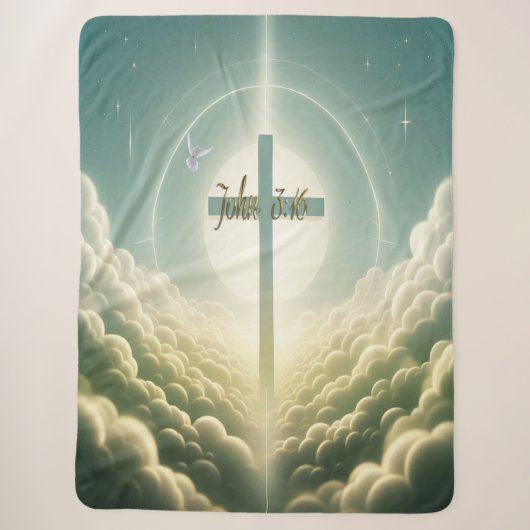John 3:16 sherpa deken (Voorkant)