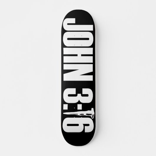 John 3:16 Skateboard (Voorkant)