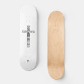 John 3:16 Skateboard (Voorkant)