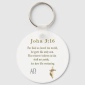 John 3:16 sleutelhanger (Voorkant)