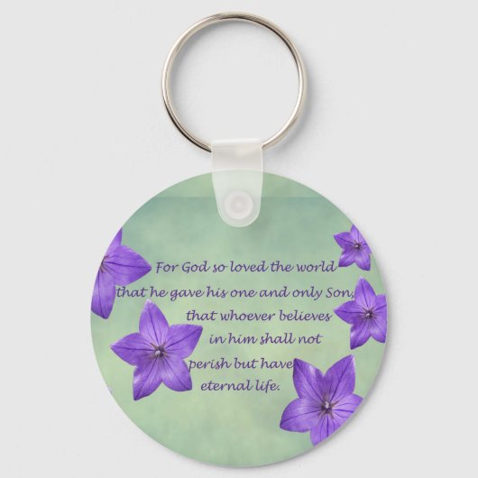 John 3:16 sleutelhanger (Voorkant)