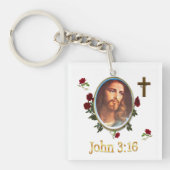 John 3:16 sleutelhanger (voorkant)
