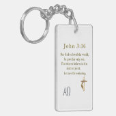 John 3:16 sleutelhanger (Voorkant Links)