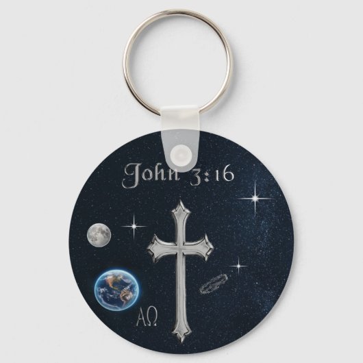 John 3:16 sleutelhanger (Voorkant)
