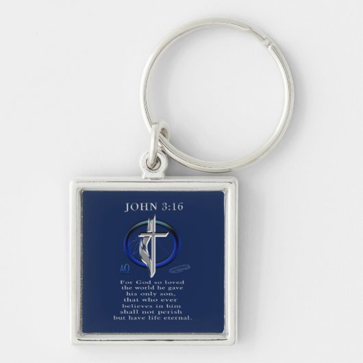 John 3:16 sleutelhanger (Voorkant)