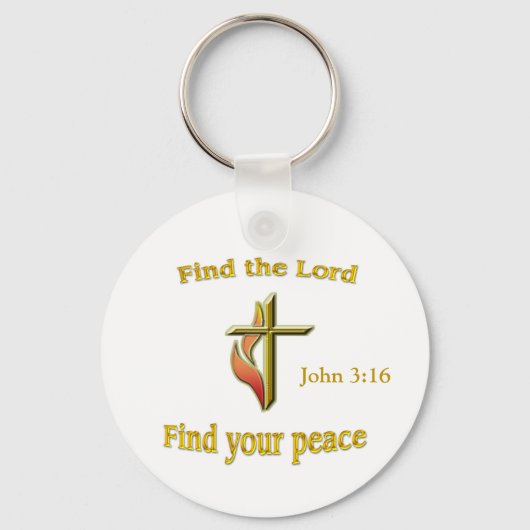 John 3:16 sleutelhanger (Voorkant)