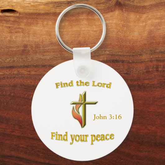 John 3:16 sleutelhanger (Voorkant)