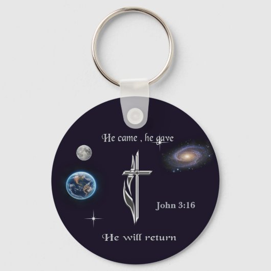 John 3:16 sleutelhanger (Voorkant)