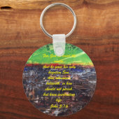 John 3:16 Sleutelhanger van de Bijbelse scripture (Voorkant)