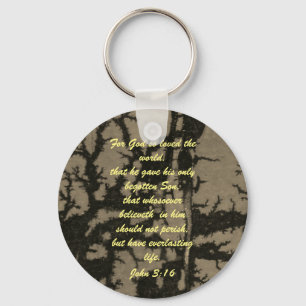 John 3:16 Sleutelhanger van de Bijbelse scripture