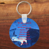 John 3:16 Sleutelhanger van de Bijbelse scripture  (Voorkant)