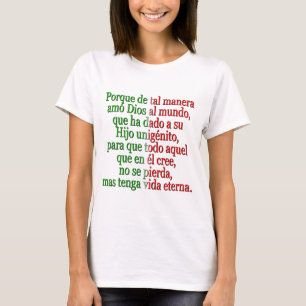 John 3:16 Spaans T-shirt