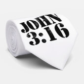 John 3:16 stropdas (Opgerold)