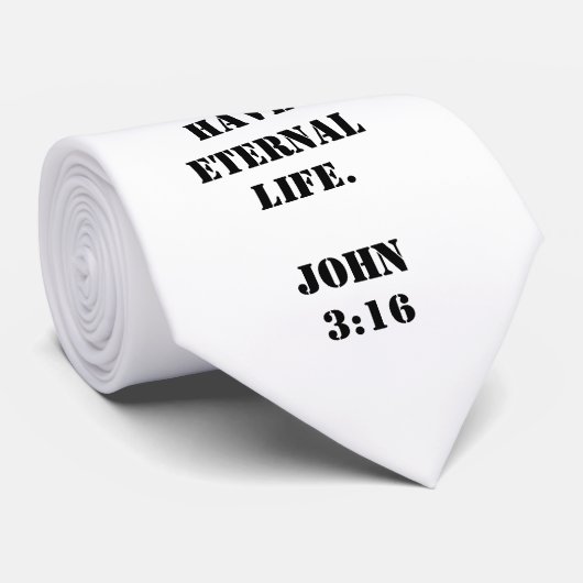 John 3:16 Stropdas (Opgerold)