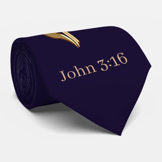 JOhn 3:16 Stropdas (Opgerold)