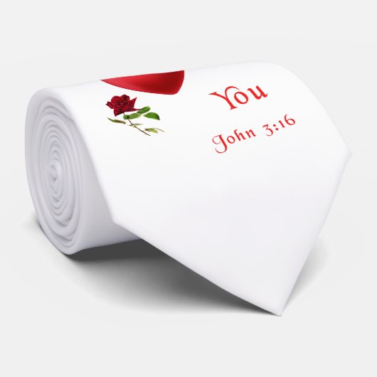 John 3:16 stropdas (Opgerold)