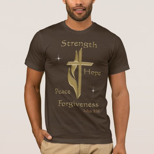 John 3:16 t-shirt (Voorkant)
