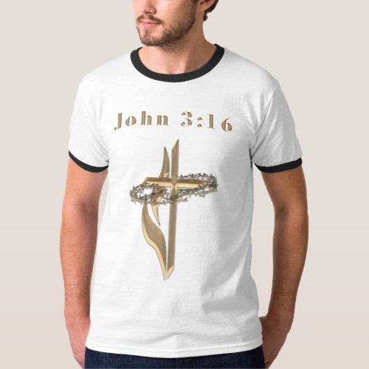 John 3:16 t-shirt (Voorkant)