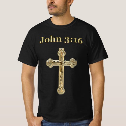 John 3:16 t-shirt (Voorkant)