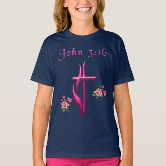 John 3:16 t-shirt (Voorkant)