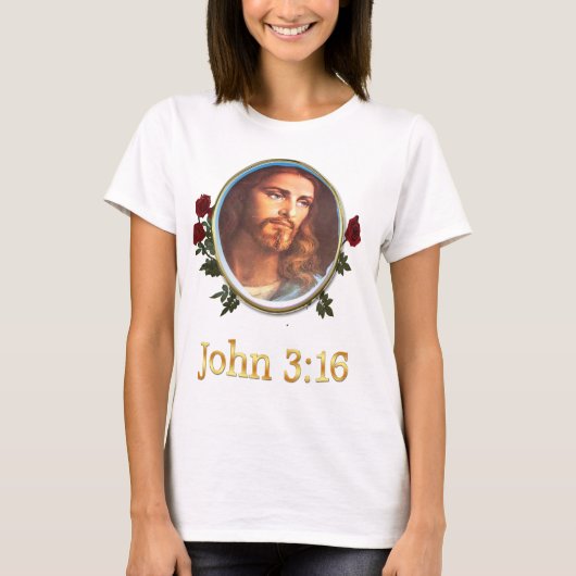 John 3:16 t-shirt (Voorkant)