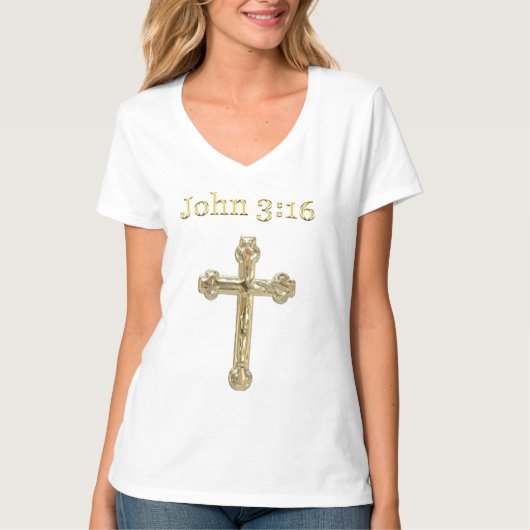 John 3:16 t-shirt (Voorkant)