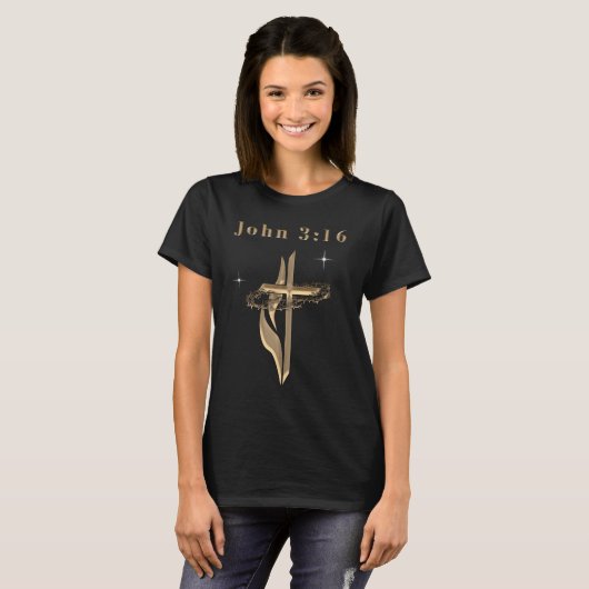 John 3:16 t-shirt (Voorkant volledig)