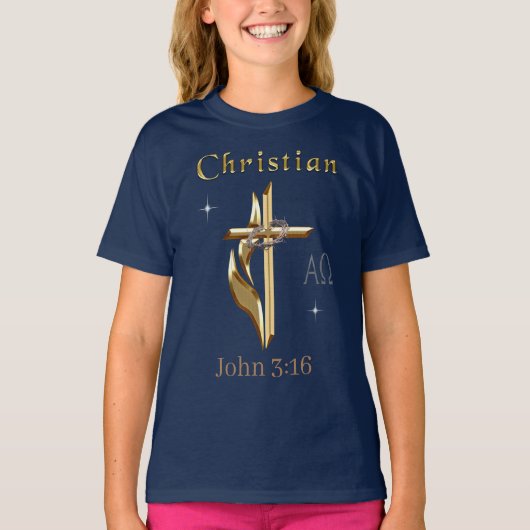 JOhn 3:16 T-shirt (Voorkant)