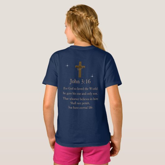 John 3:16 t-shirt (Achterkant volledig)