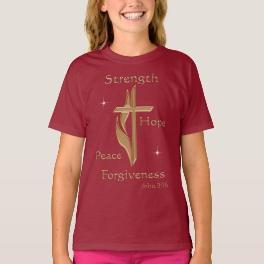John 3:16 t-shirt (Voorkant)