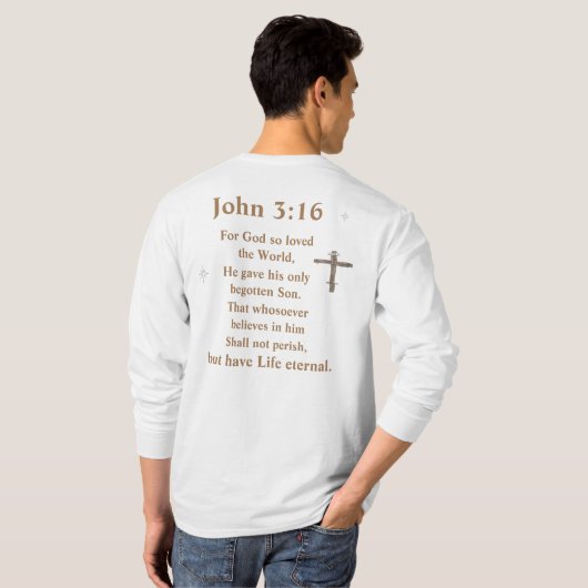 John 3:16 t-shirt (Achterkant volledig)