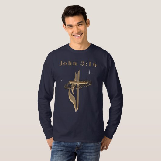 John 3:16 t-shirt (Voorkant volledig)