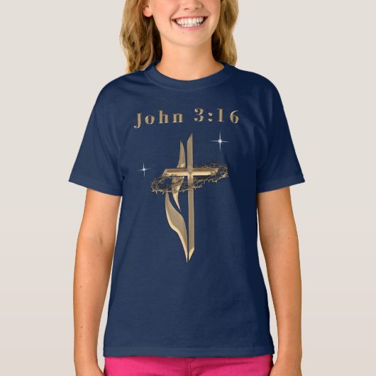John 3:16 t-shirt (Voorkant)