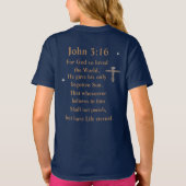 John 3:16 t-shirt (Achterkant)