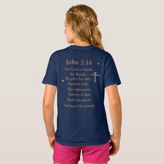 John 3:16 t-shirt (Achterkant volledig)