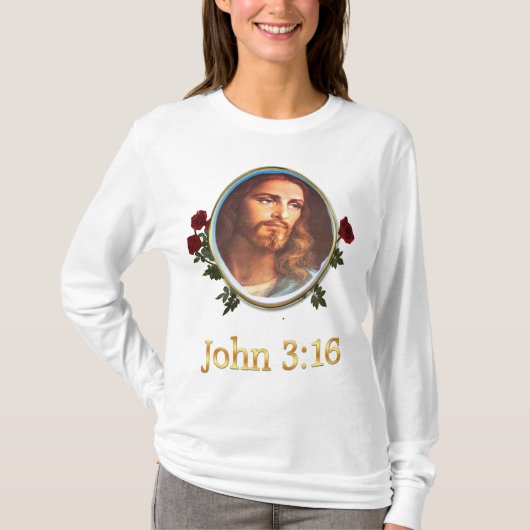 John 3:16 t-shirt (Voorkant)