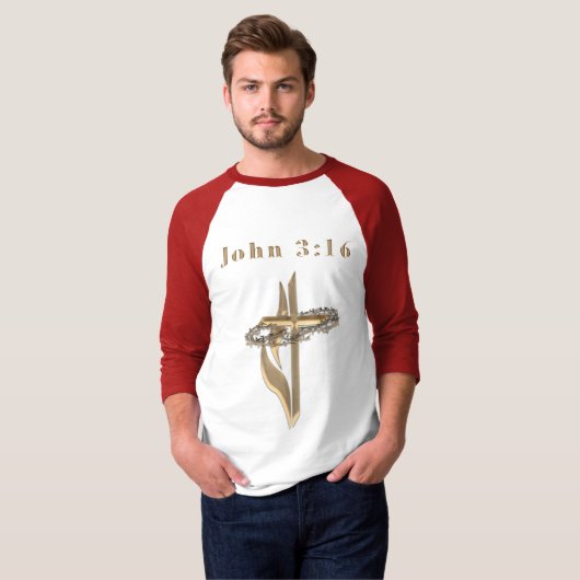 John 3:16 t-shirt (Voorkant volledig)