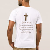 John 3:16 t-shirt (Achterkant)