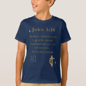 John 3:16 t-shirt (Voorkant)